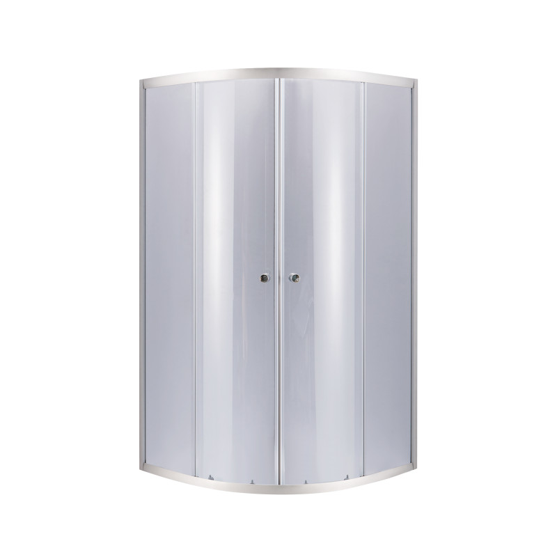 Душова кабіна Lidz Latwa SC90x90.SAT.LOW.GR, скло тон. 4 мм + Lidz Душовий піддон KAPIELKA ST90x90x14