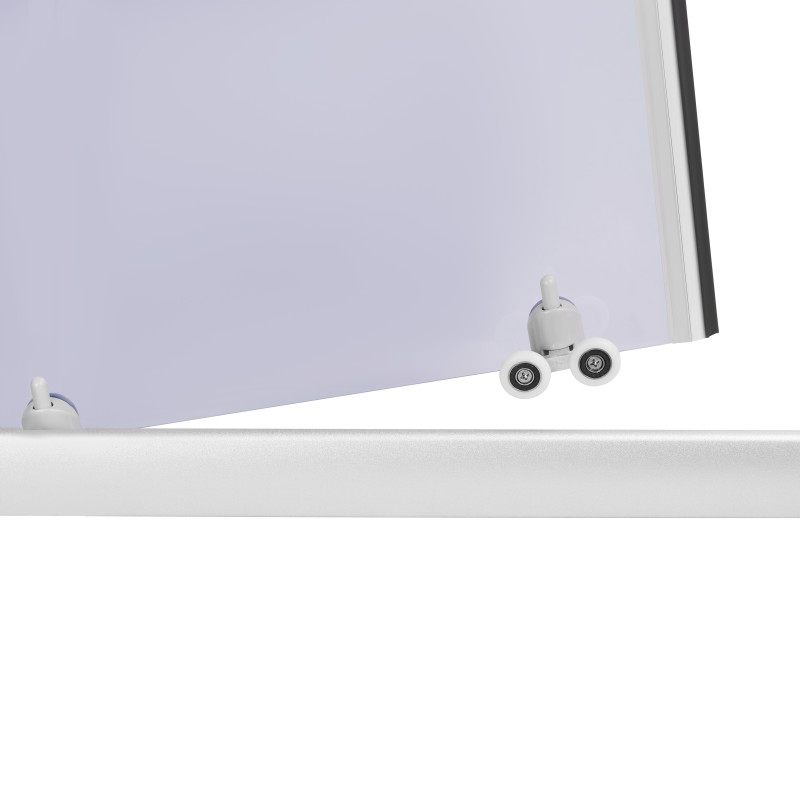 Душова кабіна Lidz Latwa SC90x90.SAT.LOW.GR, скло тон. 4 мм + Lidz Душовий піддон KAPIELKA ST90x90x14