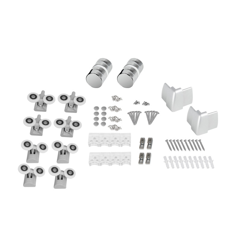 Душова кабіна Lidz Latwa SC90x90.SAT.LOW.GR, скло тон. 4 мм + Lidz Душовий піддон KAPIELKA ST90x90x14