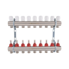 Колектор з витратомірами Thermo Alliance Standart 1" 9 виходів SD235W9