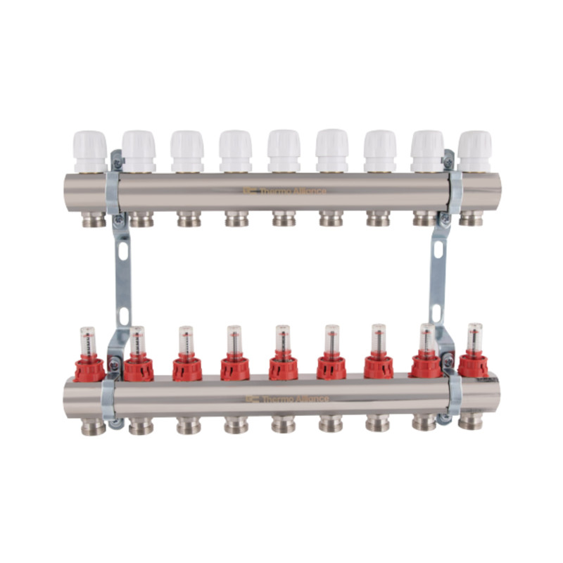 Колектор з витратомірами Thermo Alliance Standart 1" 9 виходів SD235W9