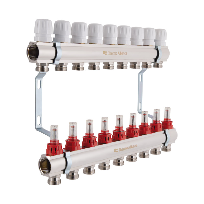 Колектор з витратомірами Thermo Alliance Standart 1" 9 виходів SD235W9