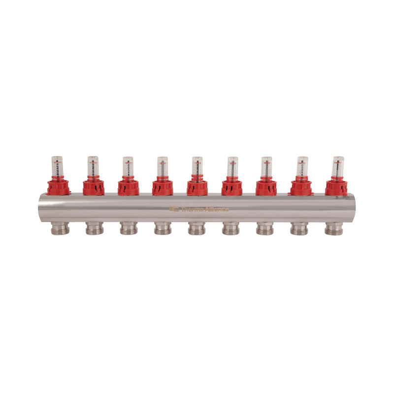 Колектор з витратомірами Thermo Alliance Standart 1" 9 виходів SD235W9