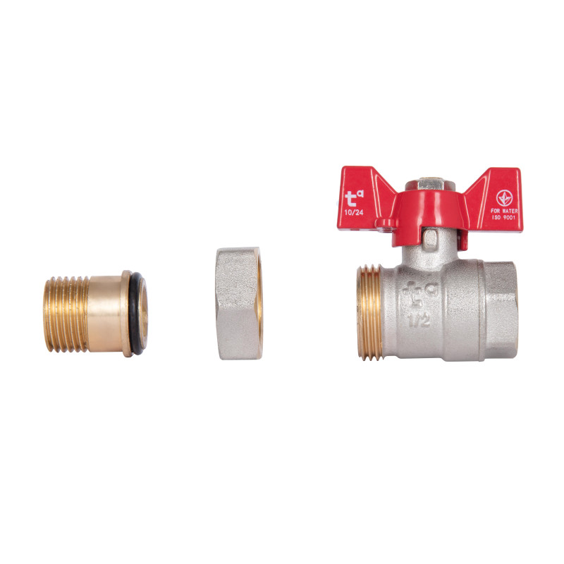 Кран кульовий "Американка" Thermo Alliance Standart прямий 1/2" ВЗ SD220W15