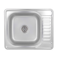 Кухонна мийка Brinex 5848 0,8 мм Micro Decor (BRIN5848MDEC08)