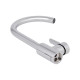 Змішувач для кухні U-образний Brinex Pure 015F U-образний  Chrome BRIPUR015FCRM