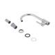 Змішувач для кухні U-образний Brinex Pure 015F U-образний  Chrome BRIPUR015FCRM
