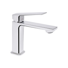 Змішувач для раковини низький Qtap Capricorn, Chrome (k26) QTCAP1060102C48219