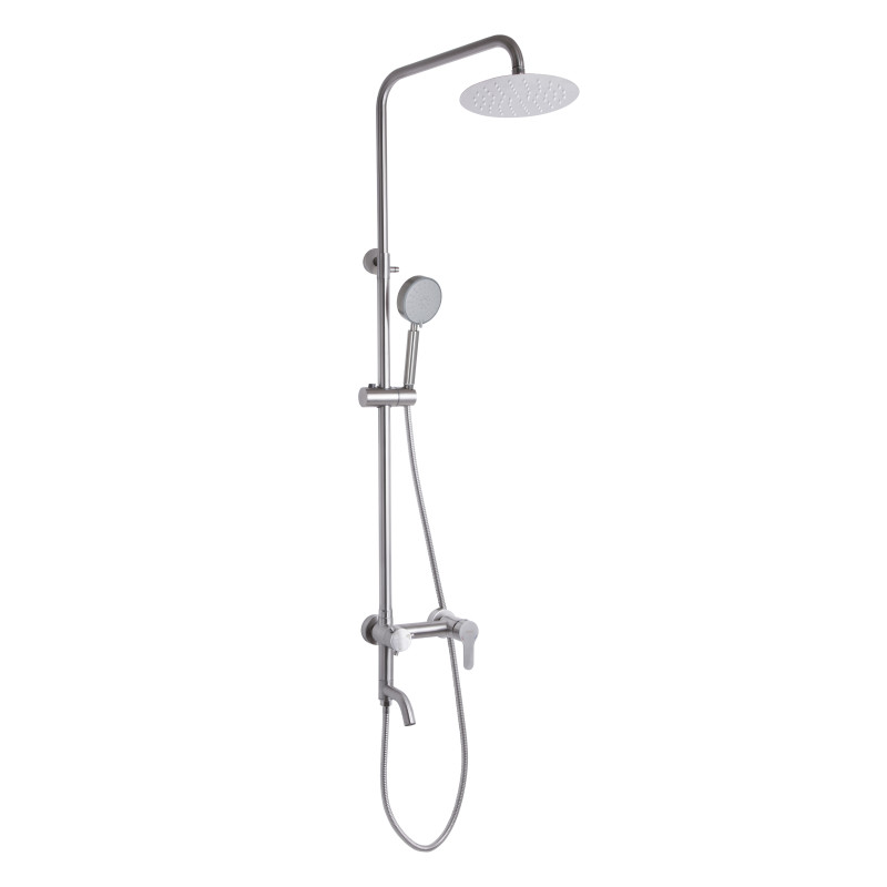 Душова система універсальна Brinex Pure 1030 на 3 споживача  Nickel BRIPUR1030NKL