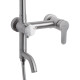 Душова система універсальна Brinex Pure 1030 на 3 споживача  Nickel BRIPUR1030NKL