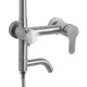 Душова система універсальна Brinex Pure 1030 на 3 споживача  Nickel BRIPUR1030NKL