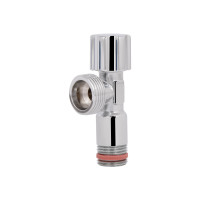 Кран кутовий Thermo Alliance Forte 1/2"З×3/4"З, хром TAF341W1520
