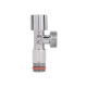 Кран кутовий Thermo Alliance Forte 1/2"З×3/4"З, хром TAF341W1520