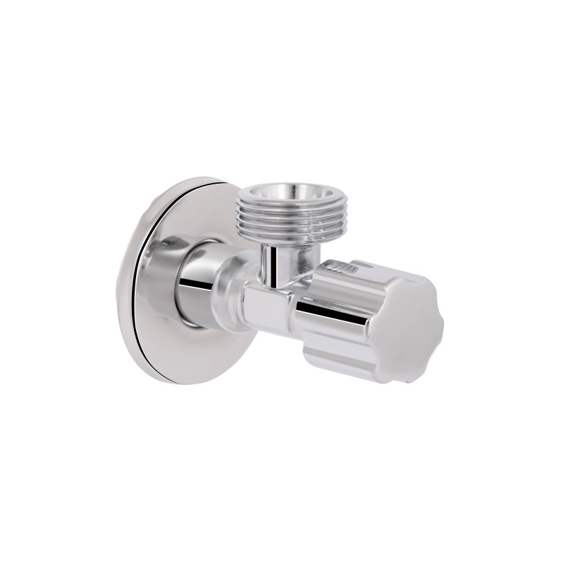 Кран кутовий Thermo Alliance Forte 1/2"З×3/4"З, хром TAF341W1520