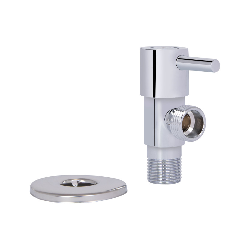 Кран кутовий Thermo Alliance Standart (ручка паличка) з керам.буксою 1/2"З х 1/2"З SF343W1515