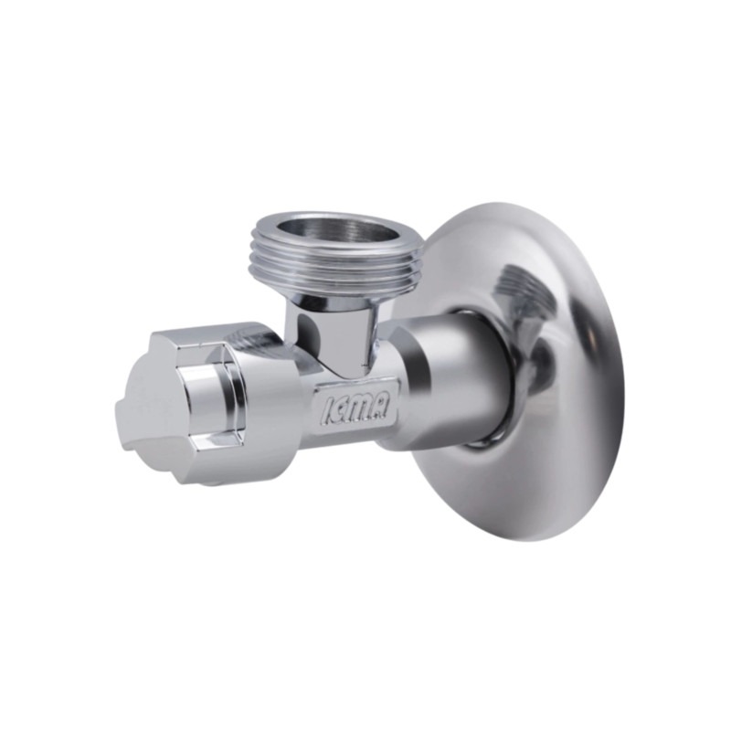 Кран приладовий буксовий Icma 1/2" х3/4" кутовий №519