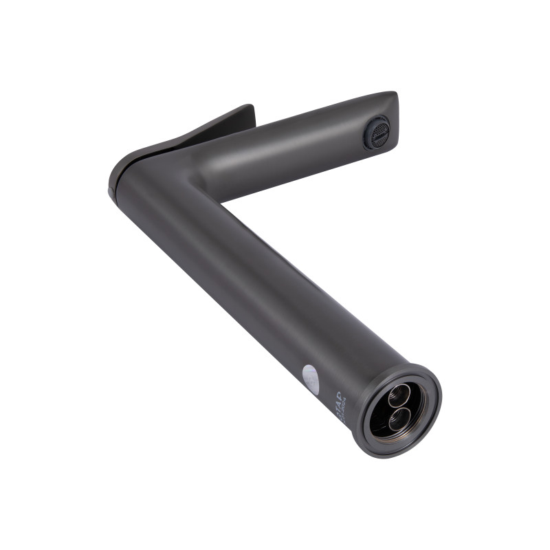 Змішувач для раковини Qtap Presto високий QTPRE269GRP45582 Graphite