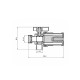 Фільтр дешламатор Thermo Alliance Forte 3/4" з магнітом, кутовий вертикальний TAF430G20