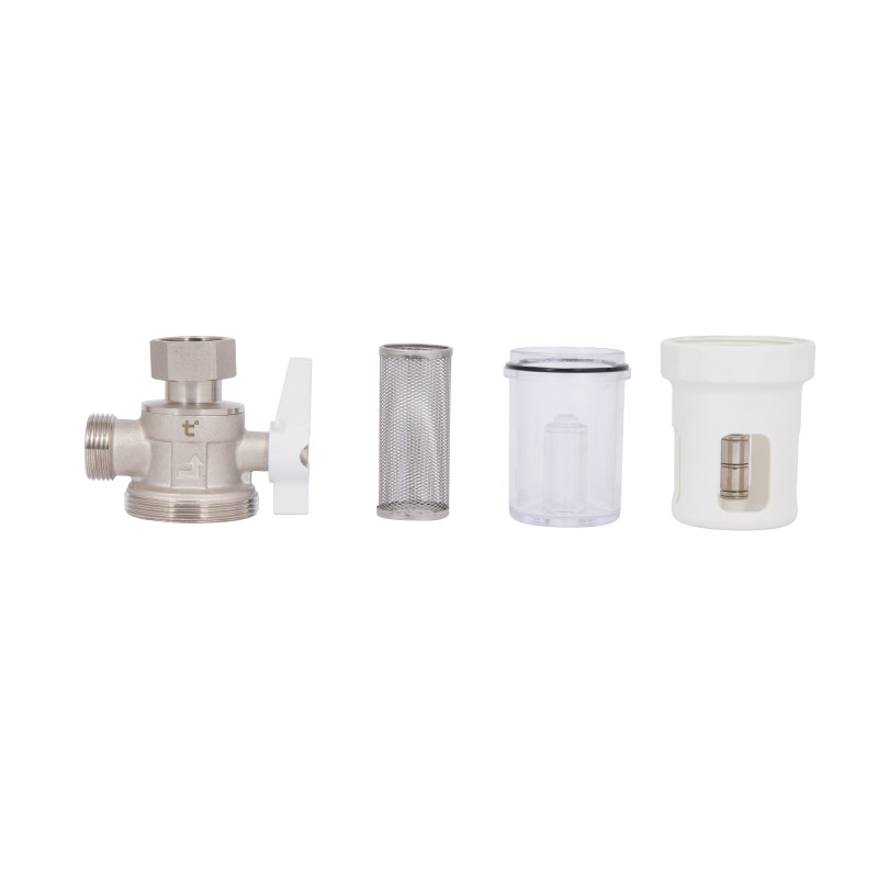 Фільтр дешламатор Thermo Alliance Forte 3/4" з магнітом, кутовий вертикальний TAF430G20