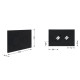 Клавіша змиву Qtap Standard 152x236x28 мм, Matt Black, кругла QTSTD164BLM49470