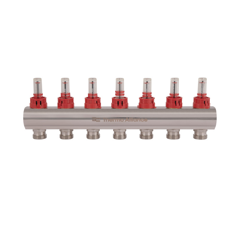 Колектор з витратомірами Thermo Alliance Standart 1" 7 виходів SD235W7