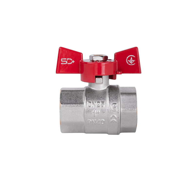 Кран кульовий Thermo Alliance Standart 1" ВР для води (метелик) SD602NW25PN40
