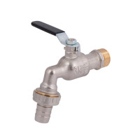 Кран кульовий для поливу Icma 599 3/4"З (з антизамерзанням) сталевий важіль