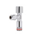Кран кутовий Thermo Alliance Forte 1/2"Зх3/8"З з перехідником M10, хром TAF341W159