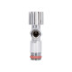 Кран кутовий Thermo Alliance Forte 1/2"Зх3/8"З з перехідником M10, хром TAF341W159