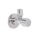 Кран кутовий Thermo Alliance Forte 1/2"Зх3/8"З з перехідником M10, хром TAF341W159