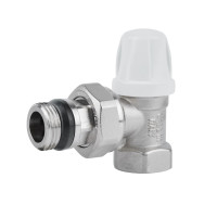Кран радіаторний Icma 1/2" з антипротіканням кутовий без ручки №952