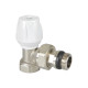 Кран радіаторний Icma №803+940 кутовий 3/4" з ручкою