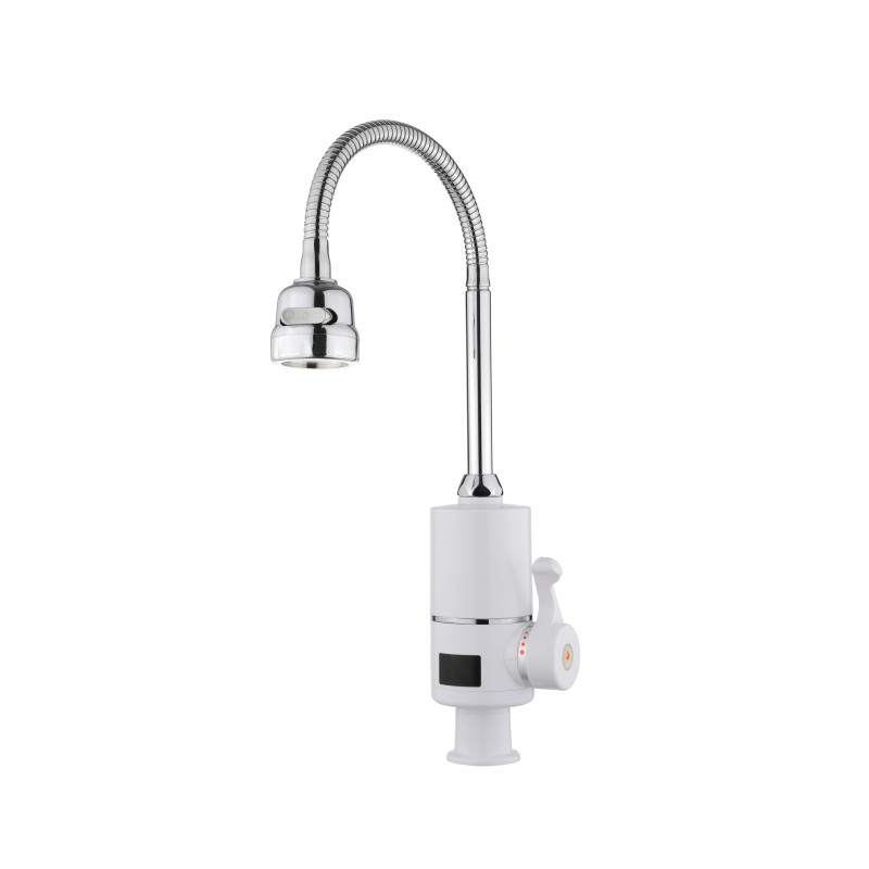 Проточний кран-водонагрівач  для кухні на три режими Lidz Warm 062  LDWAR062WCR49099 White/Chrome