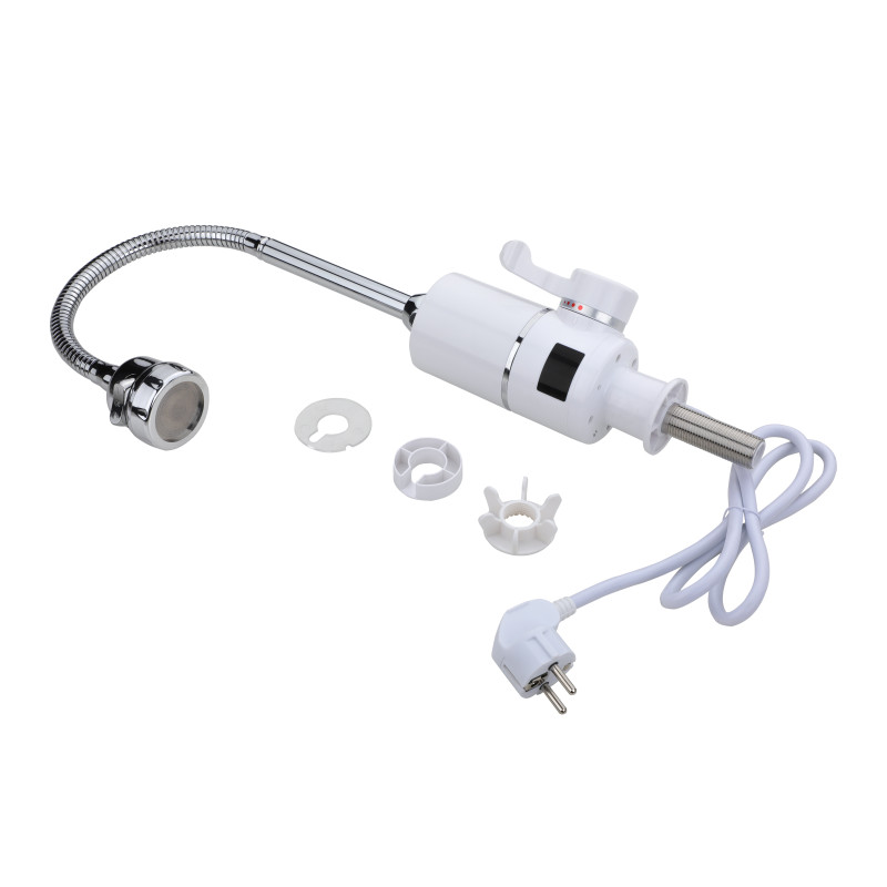Проточний кран-водонагрівач  для кухні на три режими Lidz Warm 062  LDWAR062WCR49099 White/Chrome