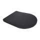 Сидіння для унітаза (Robin 660, Scorpio 520,660) 460x362x50 мм, Matt Black, з мікроліфтом, Slim Duroplast, Quick Release QTSC179MB47352 Qtap