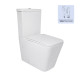 Унітаз підлоговий Qtap Crow Ultra Quiet безобідковий з сідінням Soft-close QTCRO27W51028