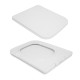 Унітаз підлоговий Qtap Crow Ultra Quiet безобідковий з сідінням Soft-close QTCRO27W51028
