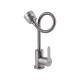 Змішувач для кухні Brinex Pure 015F41 з гнучким виливом   Nickel BRIPUR015F41NKL