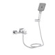 Змішувач для ванни Qtap Presto (з душовим гарнітуром) QTPRE259CRM45574 Chrome
