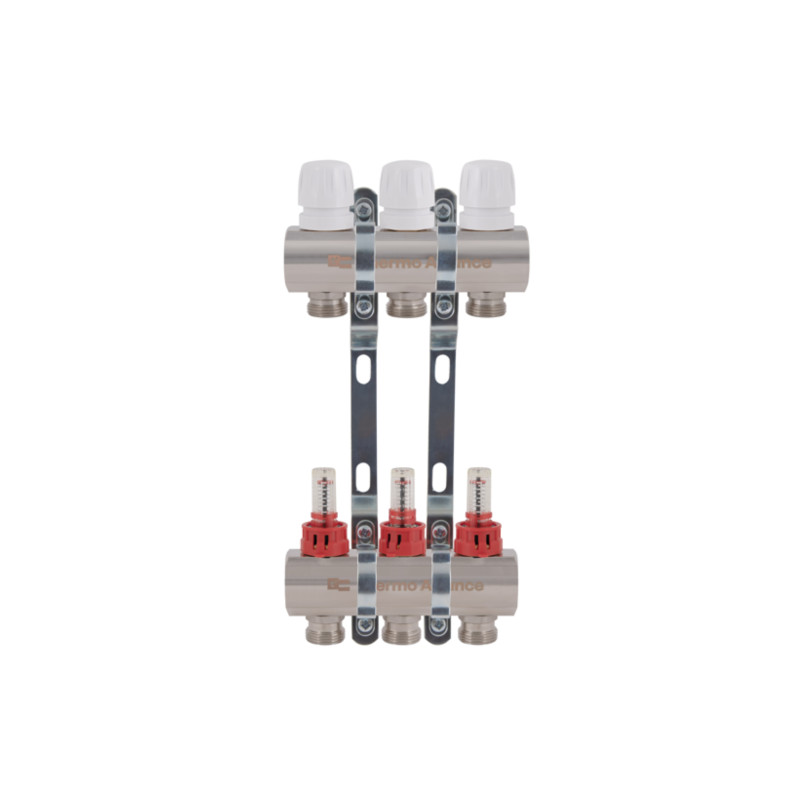 Колектор з витратомірами Thermo Alliance Standart 1" 3 виходи SD235W3