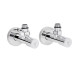 Комплект кранів Thermo Alliance Standart 1/2" НР для рушникосушарки кутовий SF395W15
