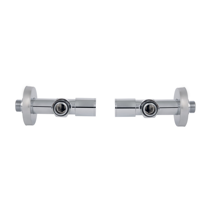 Комплект кранів Thermo Alliance Standart 1/2" НР для рушникосушарки кутовий SF395W15