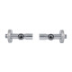 Комплект кранів Thermo Alliance Standart 1/2" НР для рушникосушарки кутовий SF395W15