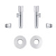Комплект кранів Thermo Alliance Standart 1/2" НР для рушникосушарки кутовий SF395W15