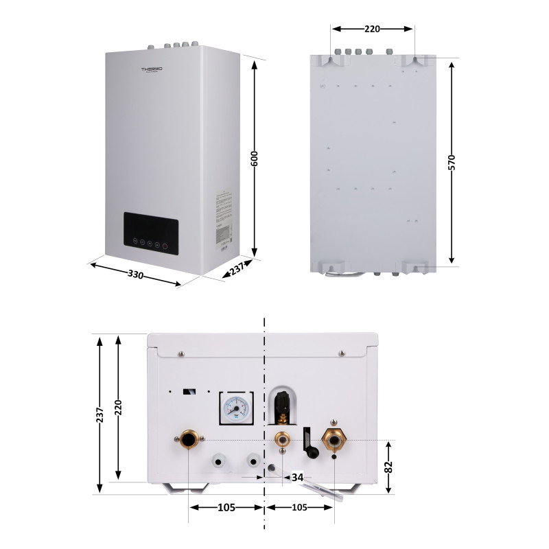 Котел електричний 24 кВт Thermo Alliance