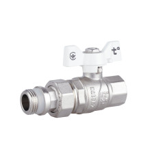 Кран кульовий "Американка" Thermo Alliance Forte 1/2" з антипротіканням прямий SF222W15