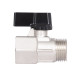 Кран кульовий "міні" Thermo Alliance Forte 1/2" ВЗР SF266W15