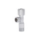Кран кутовий Thermo Alliance Standart (ручка шестигранник) з вент.буксою 1/2"З х 1/2"З SF3441515
