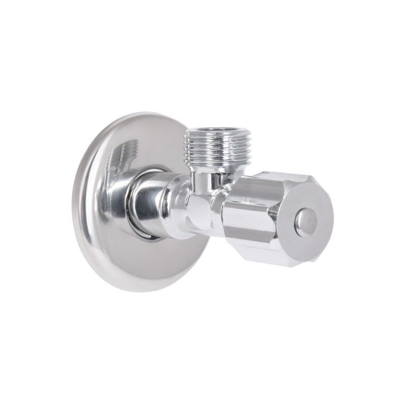 Кран кутовий Thermo Alliance Standart (ручка шестигранник) з вент.буксою 1/2"З х 1/2"З SF3441515