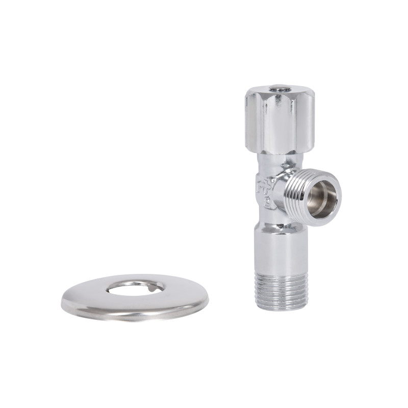 Кран кутовий Thermo Alliance Standart (ручка шестигранник) з вент.буксою 1/2"З х 1/2"З SF3441515